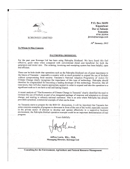 Korongo Ltd referral letter 